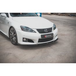 Накладка сплиттер на передний бампер Вариант2 на Lexus IS F II